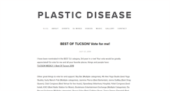 Desktop Screenshot of plasticdisease.com